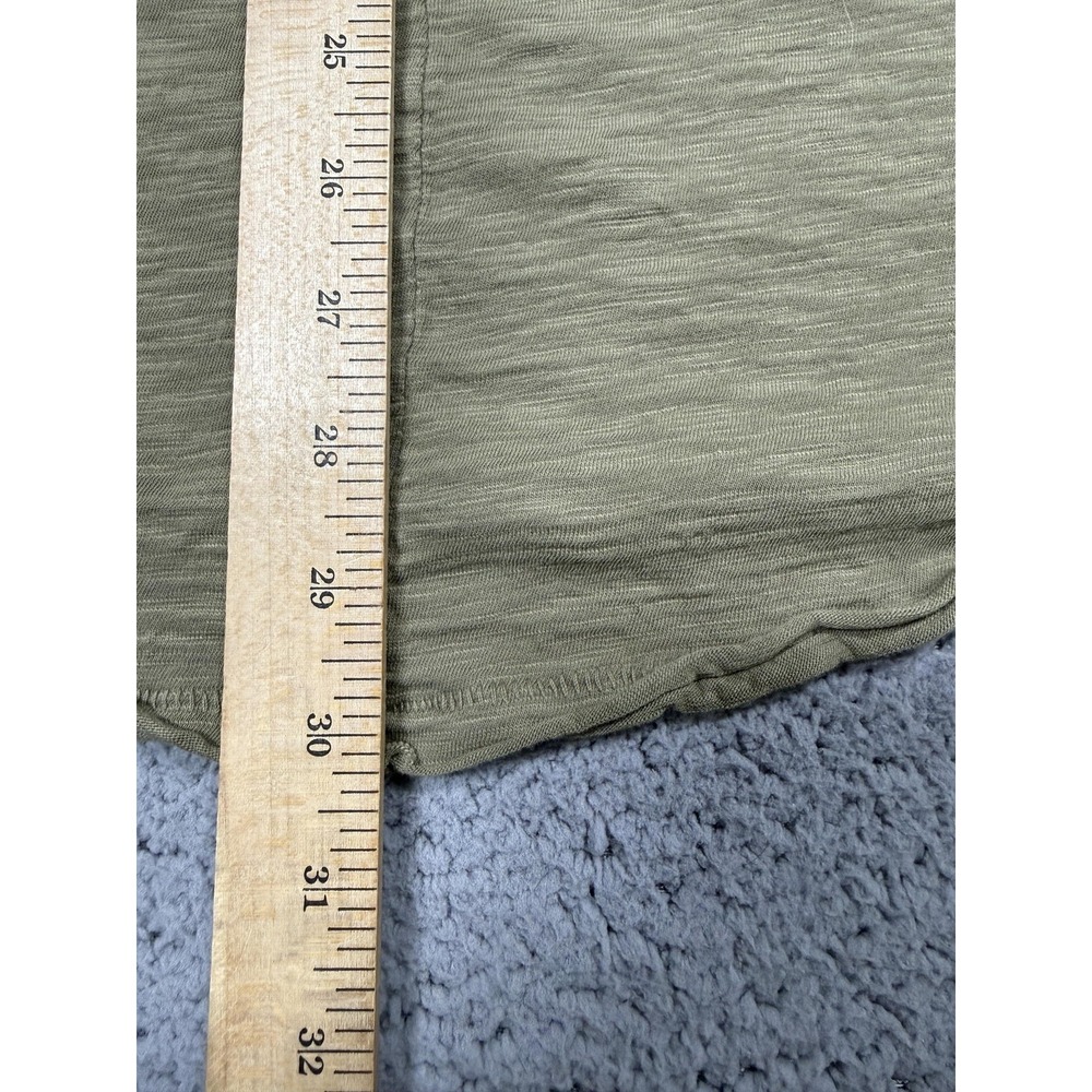 We The Free Shirt Womens Medium Green Long Sleeve Slub Thumbhole OB990140 - Picture 8 of 9